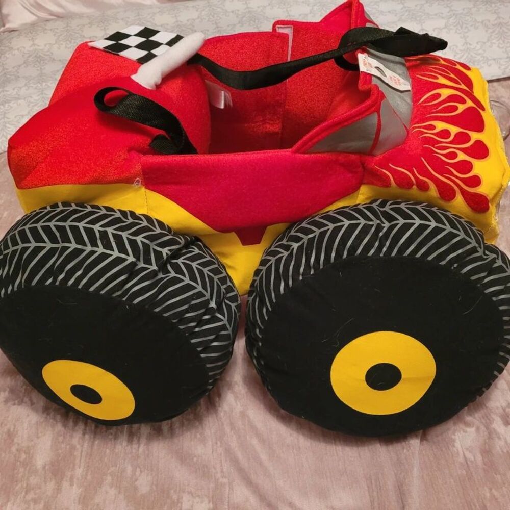 Plush race car costume sz 3-7